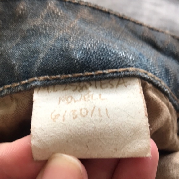 Level 99 skinny straight jeans size 27 unique wash - Picture 8 of 8